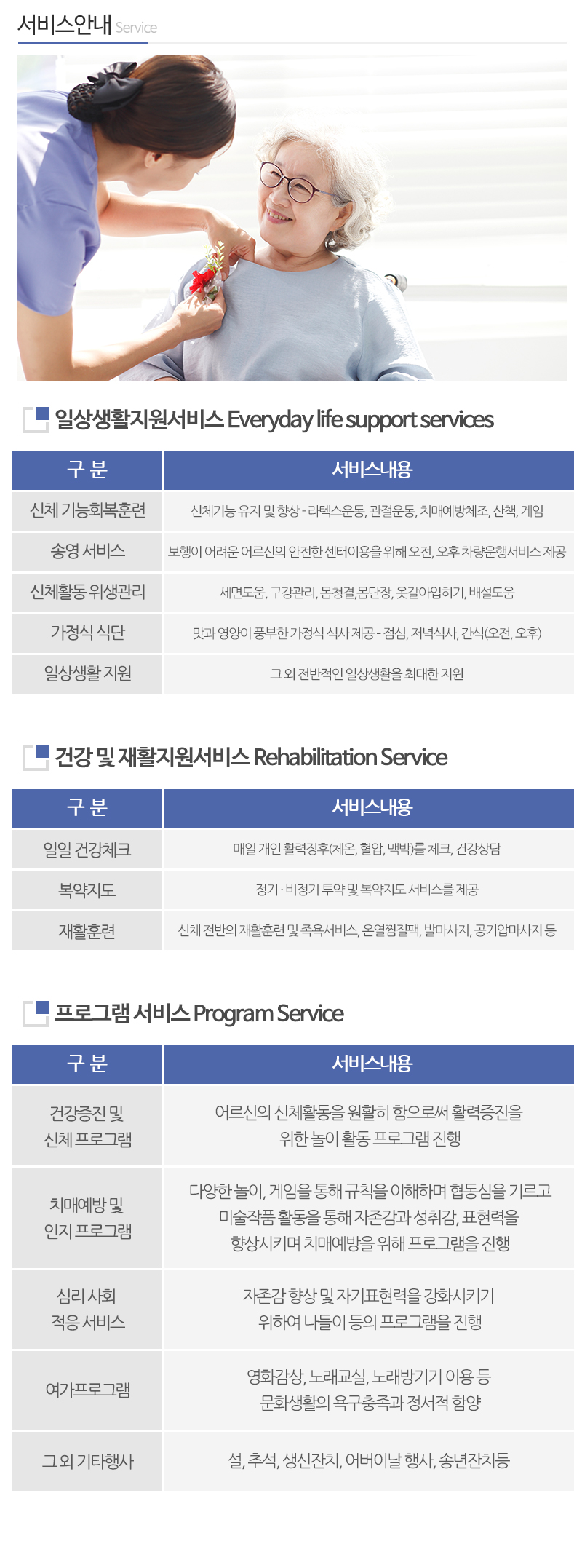 마송노인주야간보호센터_내용